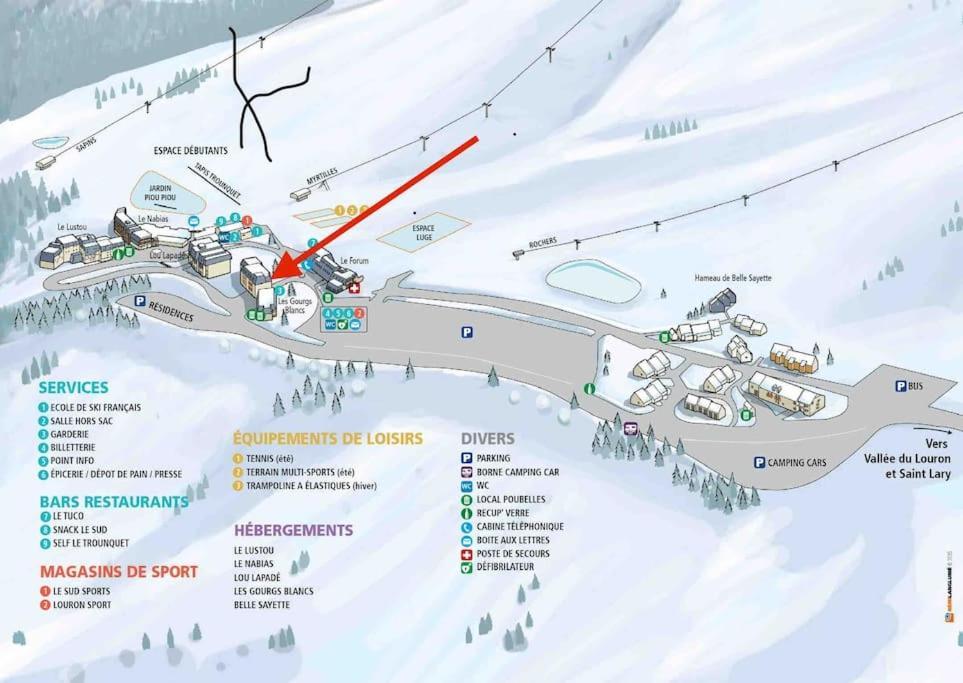 Appartement T4 8 Couchages Spacieux Et Cosy Au Pied Des Pistes Génos Eksteriør billede